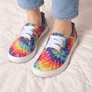 Colorful Tie-Dye BlowFish Women’s Sneakers